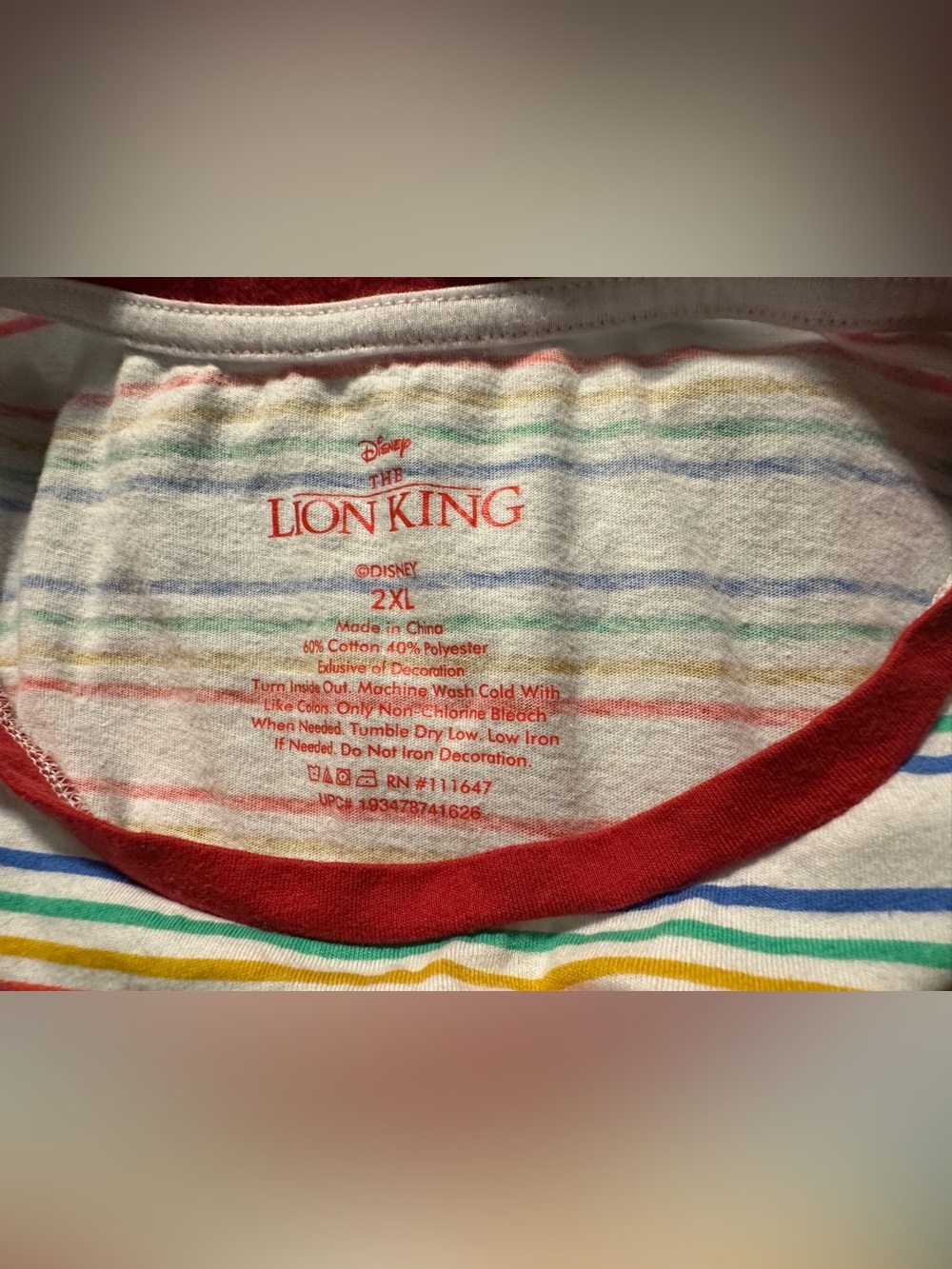 Disney*Lion King*Simba*Women’s Sz~2X*EUC - Picture 4 of 5